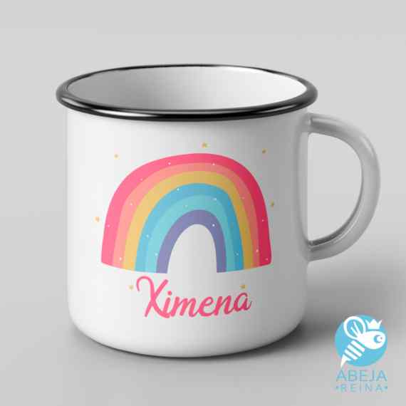 Taza Personalizada Rainbow Abeja Reina Per