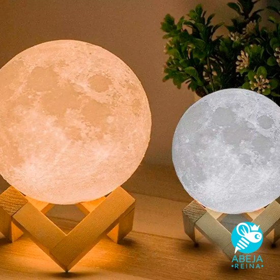 Lámpara en forma de luna 15, 18 y 22 cm - Abeja Reina Perú