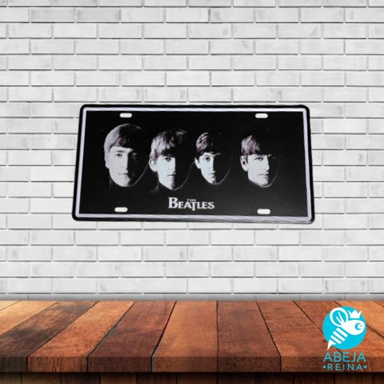 placa-retro-the-beatles