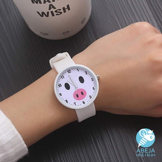 reloj-chancho-blanco