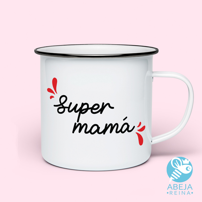 Taza Super Mamá Abeja Reina Perú 
