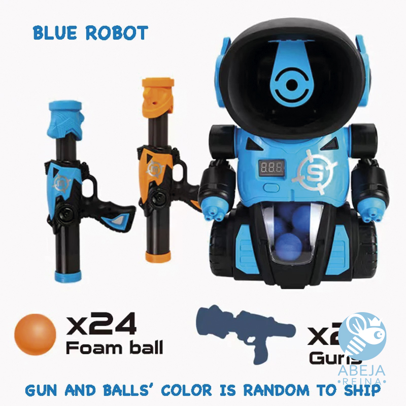 Robot-espacial-lanza-pelotas-con-control-remoto