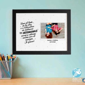Cuadro personalizado Unidas por el corazón