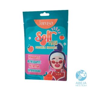 Mascarilla facial hidratante de durazno
