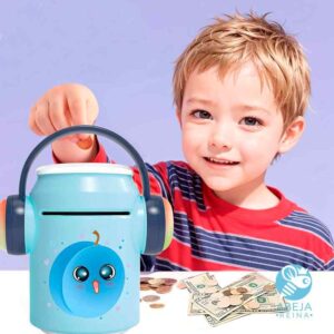 Alcancía electrónica con sonido para niños