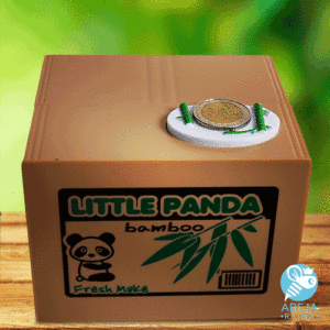 Alcancía electrónica Oso Panda robamonedas