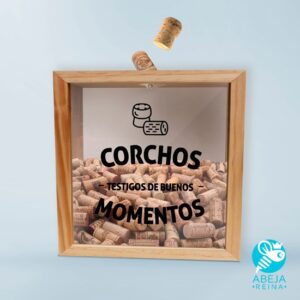 Alcancía para corcho 'Testigos de buenos momentos'