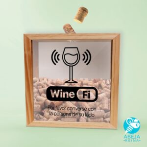 Alcancía para corcho Wine fi