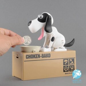 Alcancía perrito roba monedas con sonido