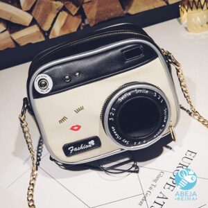 Bolso en forma de cámara retro