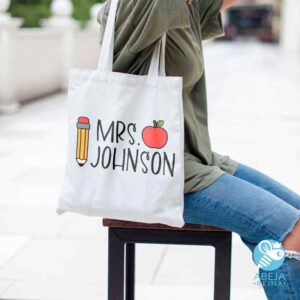 Bolso personalizado profesor