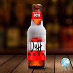 Cerveza etiqueta Duff