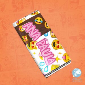 Chocolate personalizado Emoji Whatsapp