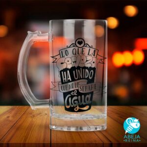 Chopp 'Lo que la cerveza ha unido que no lo separe el agua'