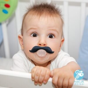 Chupón para bebé Bigotes