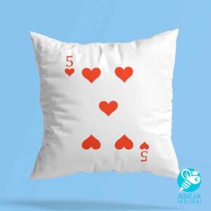 Cojín 5 corazones