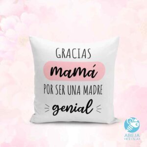 Cojín 'Gracias mamá por ser una madre genial'