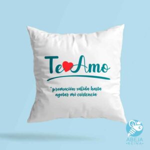 Cojín 'Te amo'
