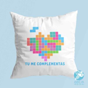 Cojín 'Tú me complementas'