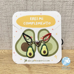 Collares avocado 'Eres mi complemento'