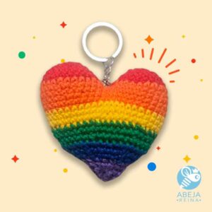 Llavero corazón Pride