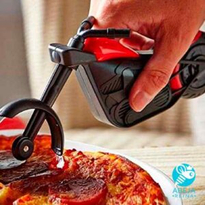 Cortador de pizza en forma de Motocicleta