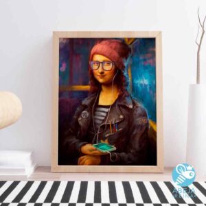 Cuadro parodia La Mona Lisa