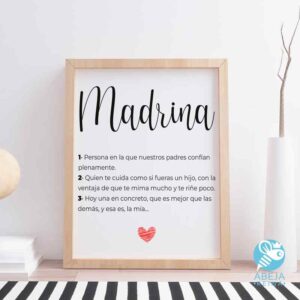 Cuadro personalizado Madrina