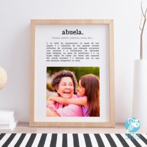 Cuadro personalizado abuela