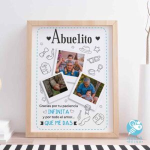 Cuadro personalizado abuelito