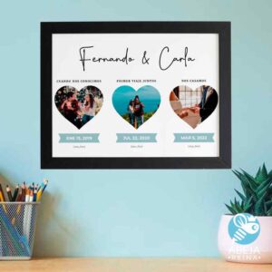 Cuadro personalizado aniversario 02
