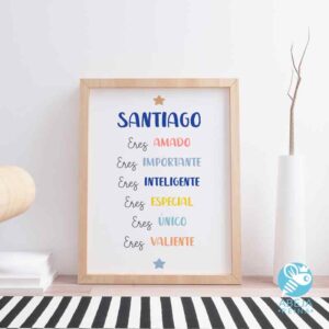 Cuadro personalizado Eres amado...