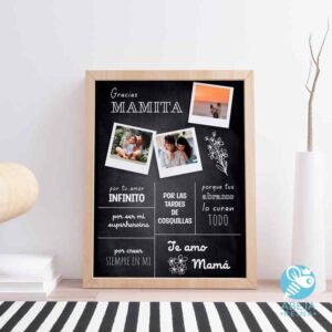Cuadro personalizado Gracias mamita