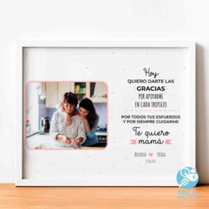 Cuadro personalizado 'Te quiero mamá'