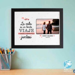 Cuadro personalizado La vida es un bonito viaje...