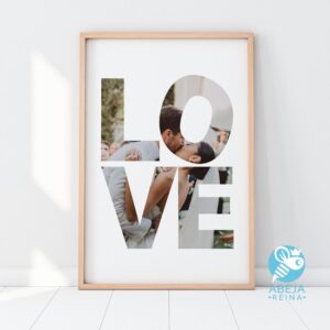 Cuadro personalizado Love 01