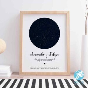 Cuadro personalizado Mapa Estelar
