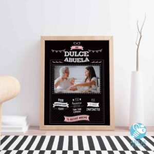 Cuadro personalizado 'Mi dulce abuela'
