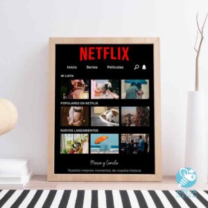 Cuadro personalizado Netflix