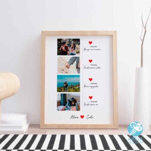 Cuadro personalizado Nuestra historia...