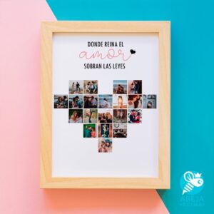 Cuadro personalizado Corazón pixeleado