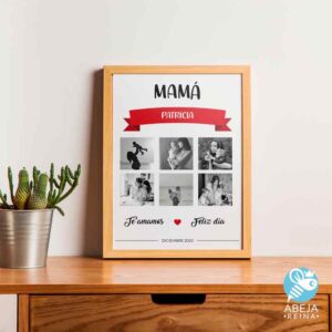 Cuadro personalizado Te amamos mamá