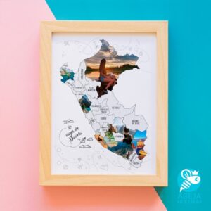 Cuadro personalizado Mapa de fotos