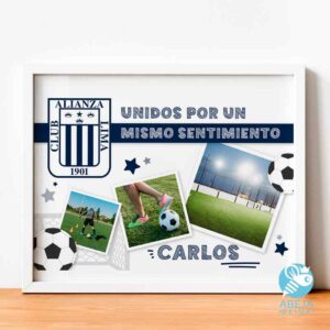 Cuadro personalizado 'Unidos por un mismo sentimiento'