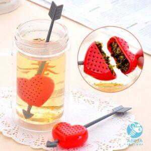 Infusor de té en forma de corazón
