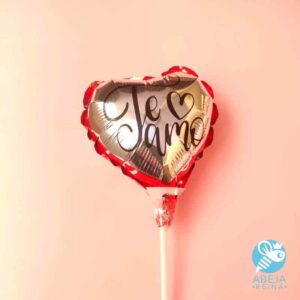 Globo 'Te amo' en forma de corazón
