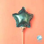 Globo metálico en forma de estrella celeste