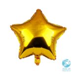 Globo metálico en forma de estrella