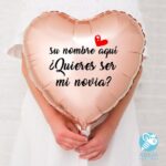 Globo metálico ¿Quieres ser mi novia?