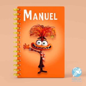 Cuaderno personalizado ansiedad intensamente